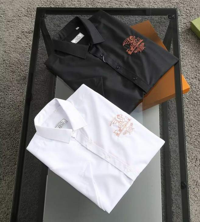 Picture of Hermes Shirts Short _SKUHermesM-3XL8qx0128448